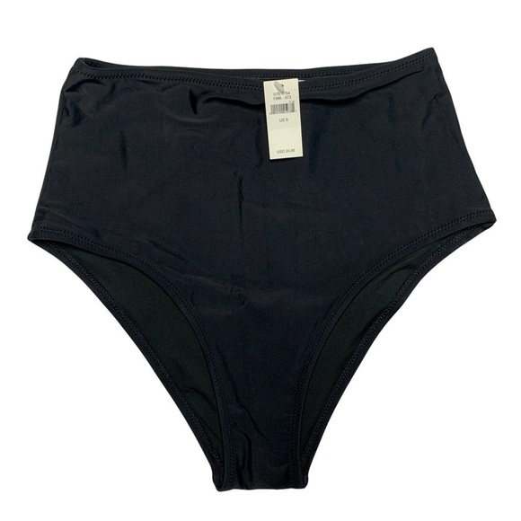 Aerie New With Tags Black Size Small High zWaisted Cheeky   briefs panties - Picture 1 of 10